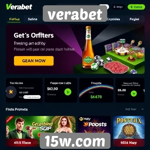 Panorama das promoções disponíveis no site Verabet